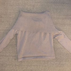 Off the shoulder sweater